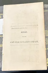Informe financiero de Cape Fear Navigation Company 1852 - Imagen 1 de 2