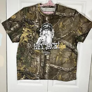 T-shirt Duck Dynasty RealTree - maglietta mimetica Hey Jack Redneck - uomo XL EUC - Foto 1 di 4