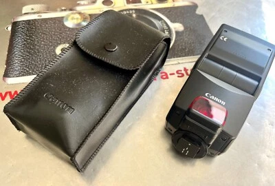 Canon Speedlite 380EX Aufsteckblitz With Case - Good Condition! Canon Dealer - Image 1 of 4