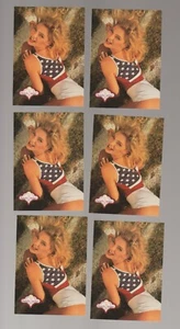 Lot of 6 identical Tally Chanel trading cards Benchwarmers Pub. 1992 - Picture 1 of 2