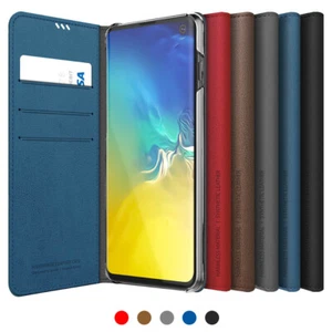 Araree Korea Mustang Diary Handmade Leather Cover Case Samsung Galaxy S10 S10+ - Picture 1 of 8