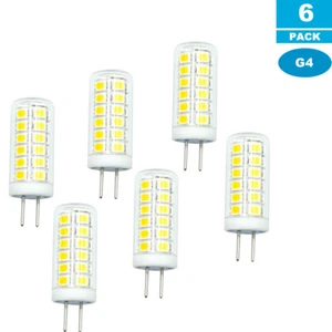 6pcs G4 LED Bulb 3W 110V 120V 39-2835 Glass+Porcelain Residential Lamp H - Picture 1 of 7