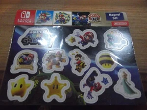 Nintendo Switch Super Mario 3D All-Stars Magnet Set 1996-2020 SEALED - Picture 1 of 6