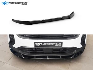 FRONT SPLITTER FOR FORD TRANSIT COURIER MK2 (2023-) ABS GLOSS BLACK - Picture 1 of 5