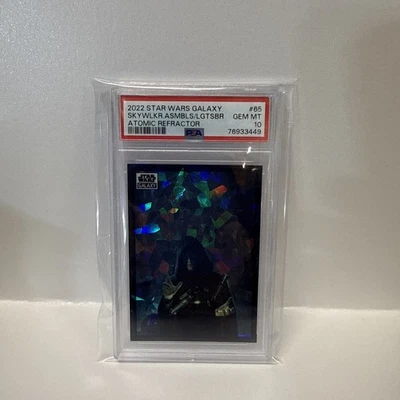 2022 Star Wars Galaxy Chrome #65 Luke Skywalker Atomic /150 PSA 10 Refractor - Image 1 of 2