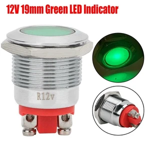 12V DC Indicator Light 19mm Accessories Light Lamp Panel Indicator - Picture 1 of 6