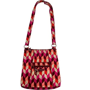 Vera Bradley Bandolera Hipster Cartera RFID Gerogia Bohemia Chevron - Imagen 1 de 10