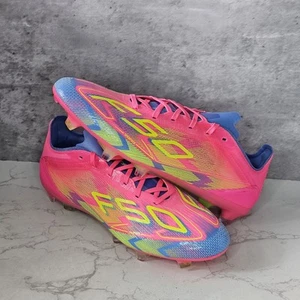 ADIDAS F50 FG Elite Football White/Yellow Mystic Victory Size UK 9 - Picture 1 of 9