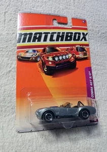 2010 Matchbox #5 '65 FORD SHELBY COBRA 427 S/C Silver, Sports Cars Series - Picture 1 of 5