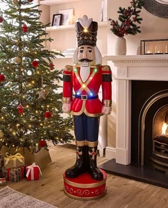 Large Christmas Nutcracker Statue Xmas Ornaments Decoration   - Picture 1 of 4