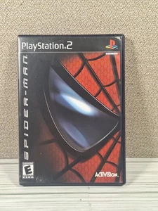 Spider-Man (Sony PlayStation 2, 2002) PS2 Black Label Complete - Picture 1 of 3