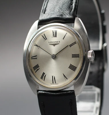 [Quasi come nuovo] Orologio da uomo Longines 33 mm quadrante argento carica m... - Immagine 1 di 4