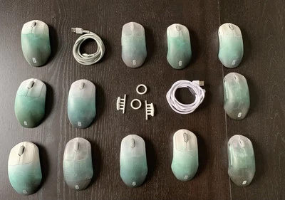 *PRE-PRODUCTION* Steelseries Prime Rainbow Six Siege Black Ice Gaming Mouse READ - Image 1 of 4