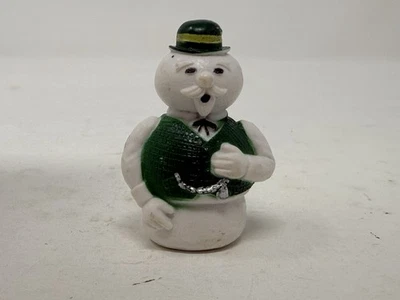 EUC Rudolph Land of Misfit Toys SAM the SNOWMAN Narrator PVC Toy  Figure 2.25"  - Image 1 of 4