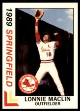 1989 Best Springfield Cardinals Lonnie Maclin Springfield Cardinals #25
