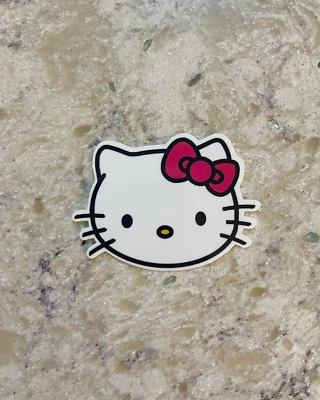 STICKER SURPLUS Hello Kitty Sticker l Gloss or Holographic Laminate l Waterproof Decal
