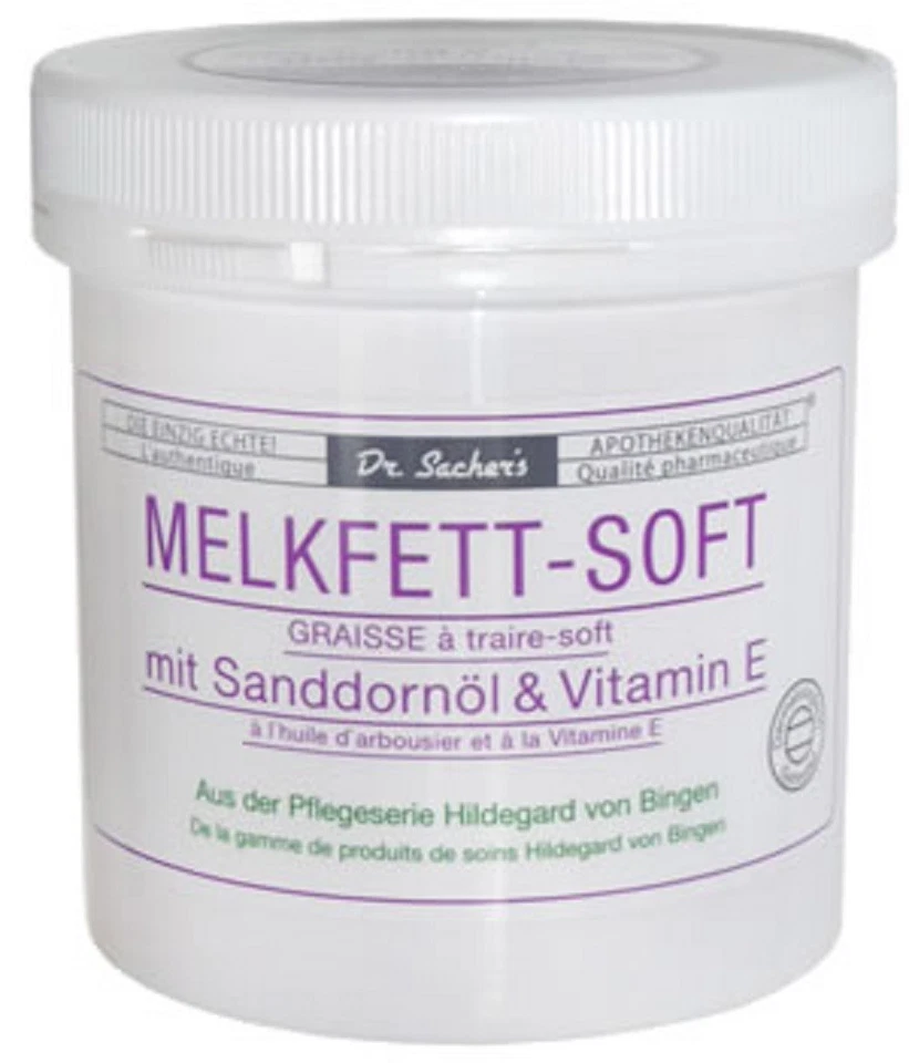 KÜHN KOSMETIK 26,39€/L 5x Melkfett Soft mit Sanddorn-Öl und Vitamin E von Dr. Sacher s Kühn