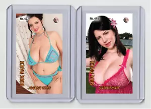 Karina Hart rare MH Book Match #'d x/3 Tabakkarte Nr. 445 - Bild 1 von 1