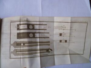 1767-BELLE RELIURE MEMOIRES MATHEMATIQUE & PHYSIQUE-ASTRONOMIE-CANON-10 PLANCHES