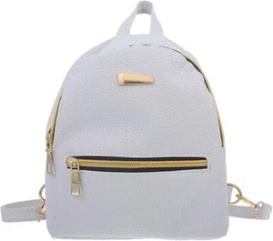 Mini Backpack for Women Fashion Shoulder Backbag Casual Travel Daypack - Grey - Picture 1 of 7