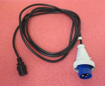 Dell G843N 250V 16A 12ft C19 Female To IEC 60309 Commando Plug PDU Power Cable - Image 1 of 4