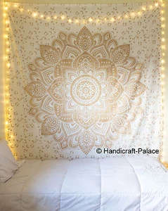 Ombre Mandala Tapestry Indian Wall Hanging Bohemian Dorm Decor Hippie Throw - Picture 1 of 2