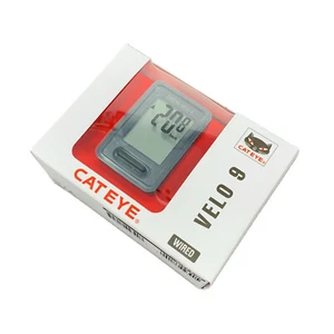 NEW CatEye Velo 9 CC-VL820 Black Digital Bicycle Bike Cycling Computer Sensor - Picture 1 of 5