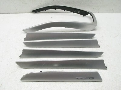 09-16 AUDI B8 A4 S4 DASHBOARD DOOR PANEL INTERIOR ALUMINUM TRIM SET OEM 022322 - Image 1 of 4
