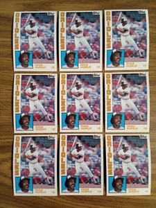 Lote de (9) 1984 Topps Eddie Murray Baltimore Orioles #240 - Imagen 1 de 7