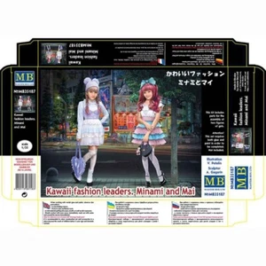 MASTER BOX 35187 Escala Figura Kit 1:35 "Líderes de la Moda Kawaii. Minami y Mai" - Imagen 1 de 5