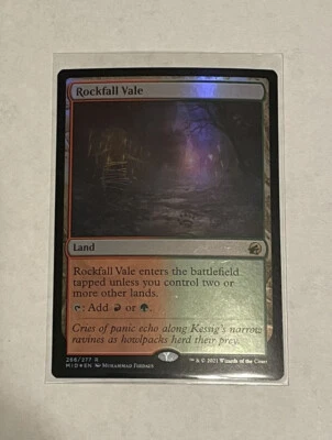 Rockfall Vale (266) Foil Innistrad: Midnight Hunt x1 MID MTG Magic - Image 1 of 2