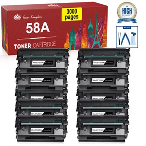 Lote de cartucho de tóner CF258A sin chip repuesto para HP LaserJet M428dw M428fdn - Imagen 1 de 15