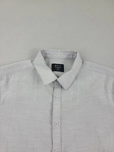 Bylt Shirt Mens Medium Gray Vista Performance Button Down Stretch - Picture 1 of 9
