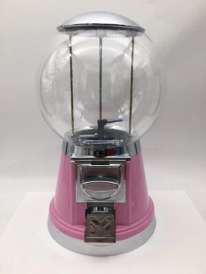 Pink Bulk Vending Machine Gumball Candy Toy Business Cancer Fundraiser Girl Gift - Image 1 of 2