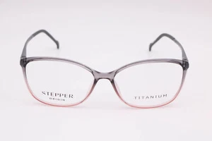 Stepper Si-30206 Gray Cat Eye Eyeglasses Frames 53-14-135 - Picture 1 of 7
