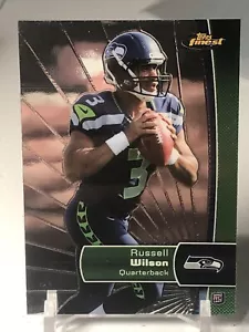 2012 Topps Finest Russell Wilson #140 Rookie Card RC Broncos Seahawks - Picture 1 of 5