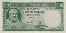 05 Greece / Grecja P107a 50 drachm 1939