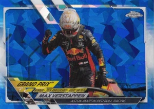 Sapphire Max Verstappen Red Bull Card #142 2021 Topps Chrome Formula 1 F1 - Picture 1 of 2