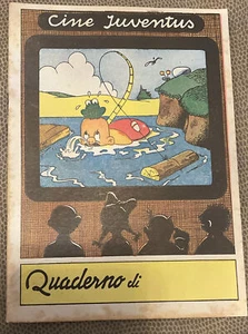 ANTIKES HEFT MIT COMIC ILLUSTRATIONEN CINE JUVENTUS NEU 40er Jahre - Bild 1 von 3