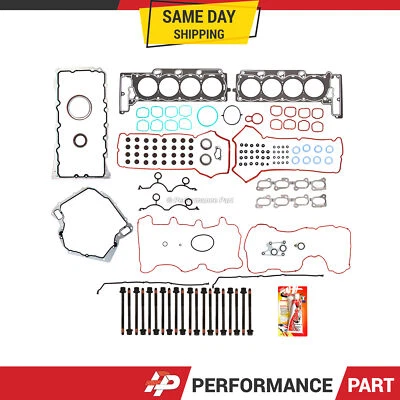 Juego completo de juntas pernos de cabeza para 04-10 Cadillac SRX XLR STS DOHC 32V 4,6 L VIN A Foto 1 de 4