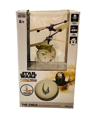 Star Wars The Mandalorian Baby Yoda Licensed Infrared RC Flying Helicopter Ball - Image 1 of 4