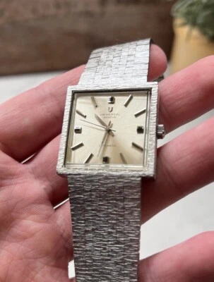 Reloj Pulsera Universal Geneve Integrado Automático Hombre Acero Inoxidable Cuadrado Foto 1 de 4