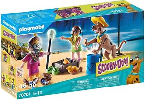 Playmobil SCOOBY-DOO! 70707 Adventure with Witch Doctor, for Children Ages 5+
