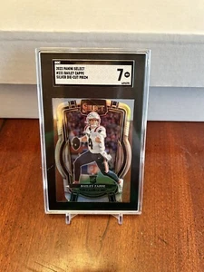2022 Select Bailey Zappe Club Level Silver Prizm Die-Cut Rookie #231 SGC 7 - Bild 1 von 1