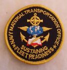 1980'S/90'S US NAVY MATERIAL TRANSPORTATION OFFICE JACKET PATCH EMB ON TWILL ME 