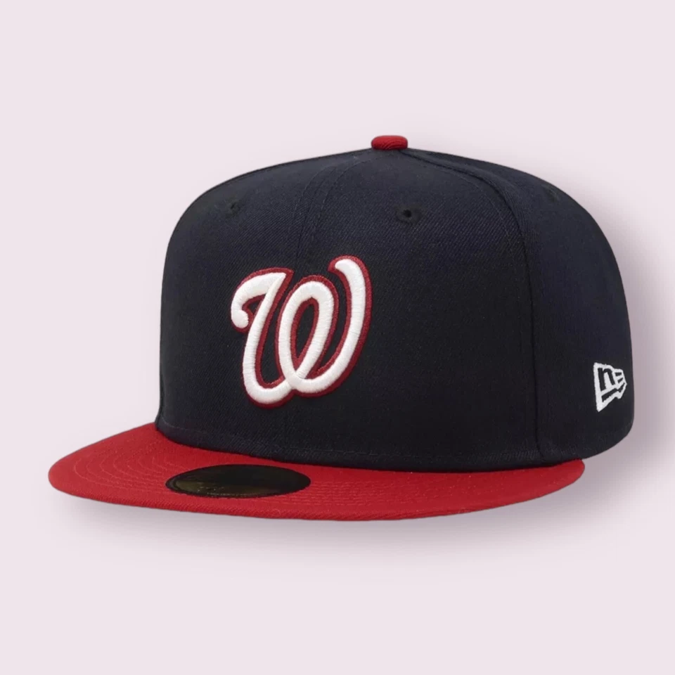 Washington Nationals WAS MLB Authentic New Era 59FIFTY Fitted Cap - 5950 Hat - Image 1 of 1