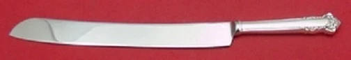 Cuchillo para pastel de boda de plata esterlina English Shell by Lunt 12" HHWS personalizado Foto 1 de 1