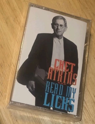 FACTOEY SEALED BRAND NEW Chet Atkins Read My Licks Country Music Album Cassette - Image 1 of 3