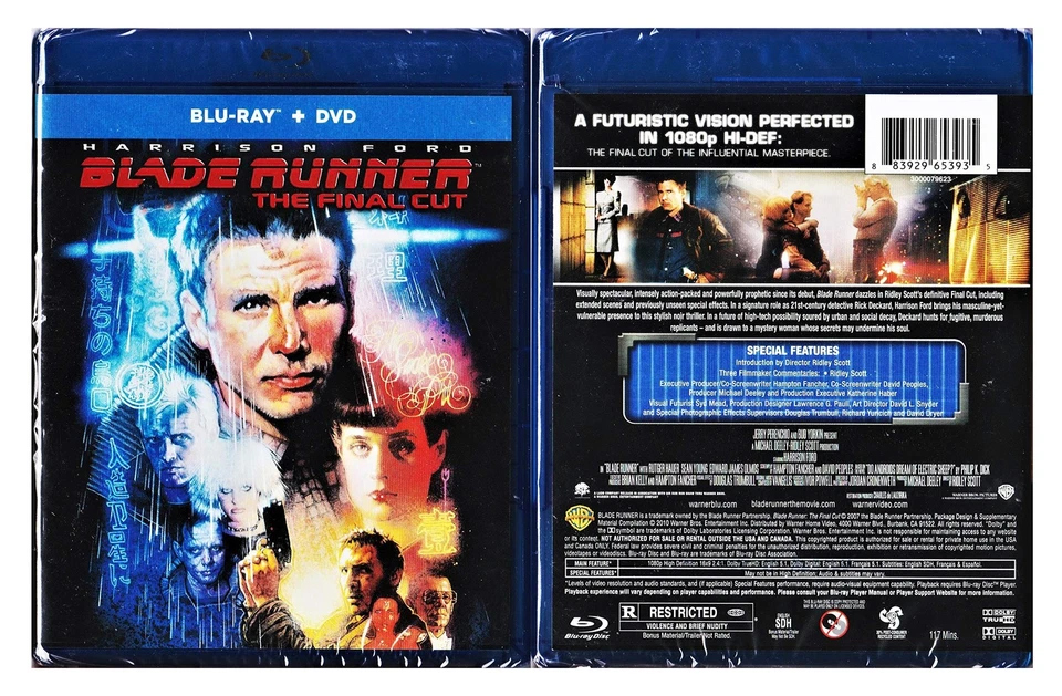 Blade Runner The Final Cut (Blu-ray + DVD) Harrison Ford - Image 1 of 1