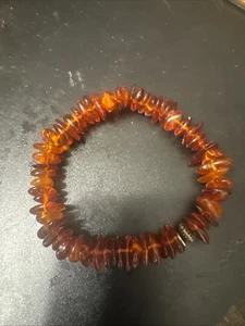 Vintage Baltischer Bernstein Stretch Armband - Bild 1 von 4